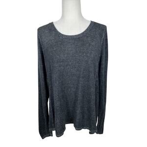 Eileen Fisher Organic Cotton Tencel Pullover Tunic Sweater Minimalist Sz Medium